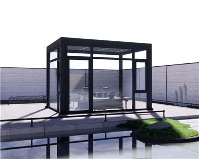 Glass Suite Motorized Aluminum Pergola