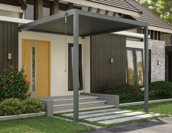 Standard Hand-Crank Aluminum Pergola factory