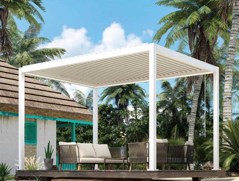 Standard Hand-Crank Aluminum Pergola2