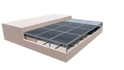 Commercial Motorized Aluminum Pergola