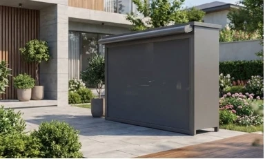 Right-angle & Windproof-roller-shutter Outdoor Kitchen