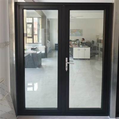 Triple-Glazed Glass Push-Pull Aluminum Doors