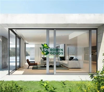 Triple-Glazed Glass Sliding Aluminum Doors